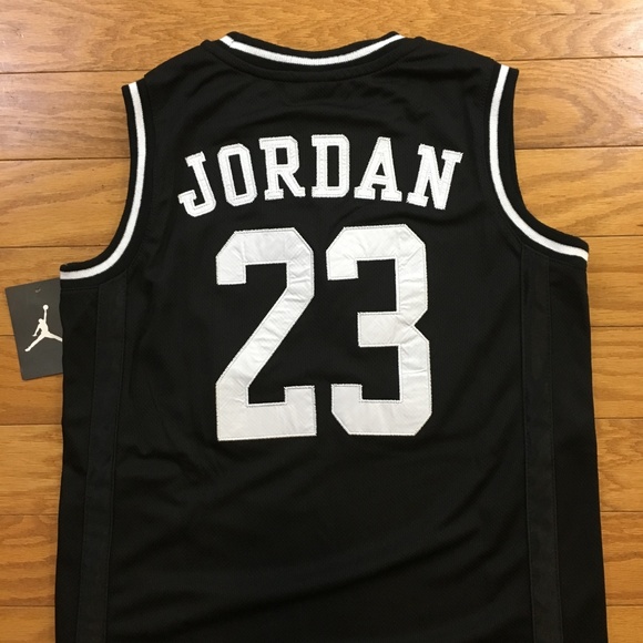 Jordan Shirts & Tops Authentic Air Jordan Basketball Jersey Black